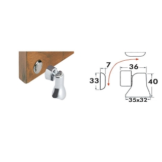 Osculati Fermaporte magnetico orientabile