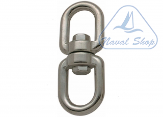 Girella occhio-occhio in acciaio inox girella d10 occhio/occhio inox< 0121710