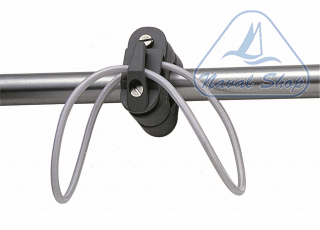 Gancetto in nylon con morsetto gancio clamp 22/25< 0332910