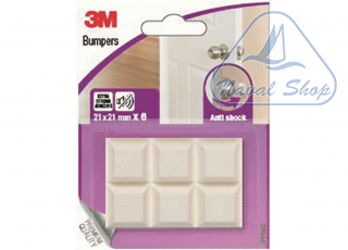 Paracolpi 3m bumpon blister 3m paracolpi bumpon 21x21mm cf 6pz 0336000