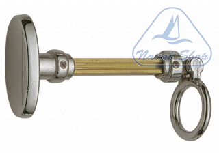 Maniglie con pomello ovale e anello pomolo oval/ring ottone cr 0343401