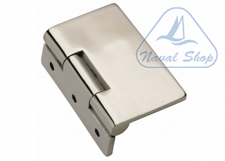 Cerniera a filo slim eccentrica m cerniera a filo inox lux 65x55 0453012