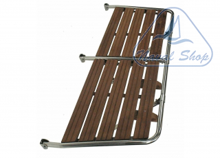 Scalette inox e legno con attacco a morsetto scaletta 22/25 3gr inox/legno 0506003