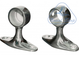Supporti passamano classici in acciaio inox supporto d22 pass oval inox< 0621922