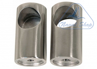 Supporti passamano cilindrici in acciaio inox supporto d22 pass cilinder inox< 0623122