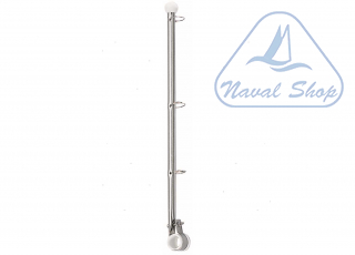Asta portabandiera clamp inox asta 380 morsetto inox< 0810023