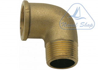  Gomito m-f in ottone gomito m-f 1/2" 1432003