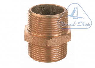Nipple doppio in bronzo nipple 1 1/2" bronzo 1433027