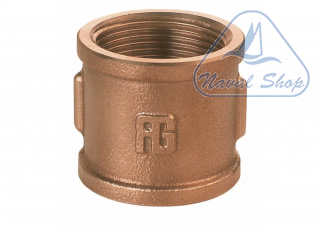 Manicotto f in bronzo manicotto filettato 1 1/2" bronzo 1433527