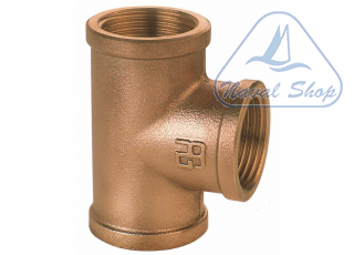 Raccordo t in bronzo raccordo t 1 1/2" bronzo 1434027