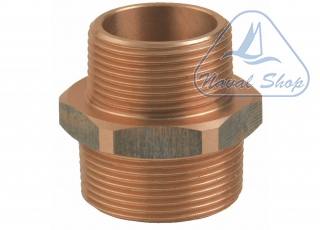 Nipple doppio ridotto in bronzo nipple ridotto 1 1/2x1 1/4" bronzo 1434527