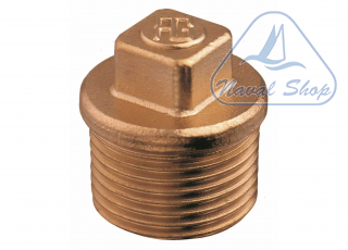 Tappo m in bronzo tappo a vite 1 1/2" bronzo 1435527