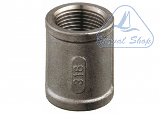 Manicotto filettato inox manicotto inox316 1 1/2" 1438607