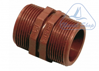  Nipple in pp tech-hi nipplo 3/4 brown 1440601