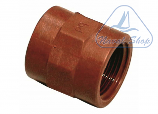  Manicotto in pp tech-hi manicotto dritto 1 1/4 brown 1440623