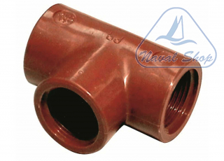  Raccordo t in pp tech-hi raccordo a t 90° 2 brown 1440645