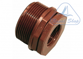 Riduzione m-f in pp tech-hi bussola di riduzione 1 1/2x1 1/4 brown 1440688