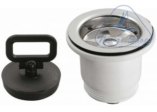 Piletta grande dritta 45mm per lavelli piletta dritta m 1505004