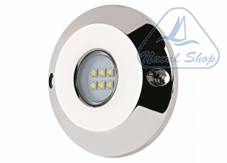 Faro subacqueo mtm led-60w faretto sub led round 60w blue< 2121612