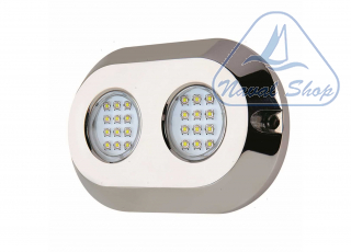 Faro subacqueo wk led-120w faretto sub led oval 120w blue< 2121632