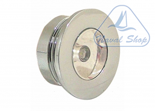 Luci di cortesia led-12v flush chrome luce cortesia flush chrome quadra 38x38< 2145766