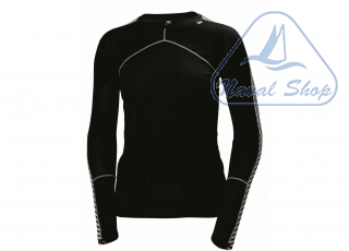 Maglia hh lifa crew donna w hh lifa crew 990 black m 3040292