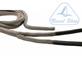 Custom dock line grigio steel con gassa dock line steel d24 l16 eye75 3101618
