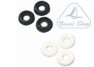Sottoviti in plastica sottovite cf100pz d4.5 black 3211804