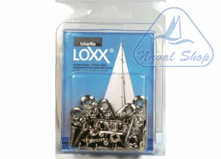 10 basette attacco loxx - tenax in blister confezione basetta loxx/tenax+viti 10pz 3214292