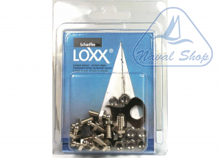  10 viti con dado loxx - tenax in blister confezione viti m5x10 loxx/tenax 10pz 3214294