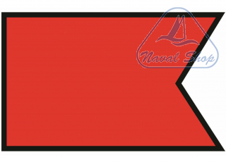 Segnale b (bravo) bandiera segnale b bravo 40x60cm 3405162