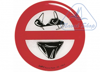 Divieto bikini Ø 80 tabella adesiva divieto bikini 3418915