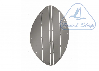 Paraprua in acciaio inox scudo paraprua inox ellipse 3800310
