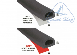  Guarnizione rubberseal el black guarnizione rubber el 15m 10x5 black< 3835150