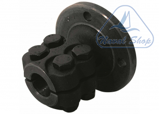 Giunto per asse ø 25 mm giunto d25 steel 4822025