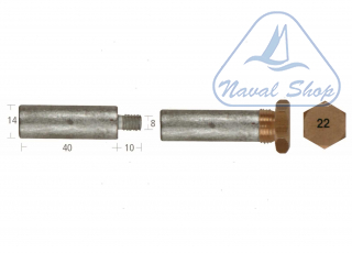  Barrotti motore vm (14x40mm) anodo barrotto 5127733