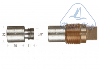 Barrotti motore caterpillar (22x20mm) anodo barrotto 5127043