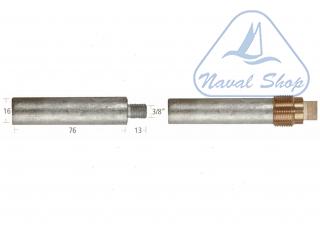 Barrotti motore caterpillar (16x76mm) anodo barrotto 5127045