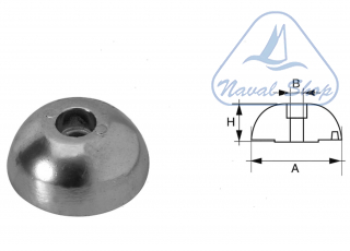  Anodi in alluminio a ogiva j-prop anodo ogiva j-prop alu d60 5111310