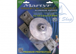 Kit anodi honda bf 75/90/115 kit honda bf75/90/115 alu 5175021
