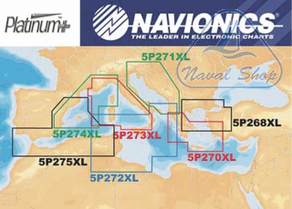 Navionics platinum+ xl multi-dimensional cartography 5p268xl msd platinum+ card 5626078
