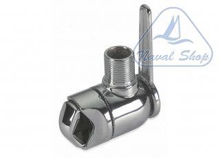 Base a morsetto in ottone cromato base clamp chrome 5636602