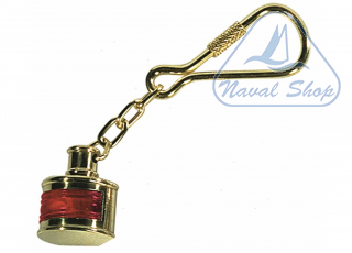 Portachiavi in ottone portachiavi fanale red< 5810018