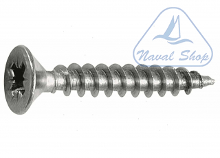 Viti per pannelli truciolari testa piana svasata din 6112 viti 6112 a2 3,5x16 100pz 606112351610
