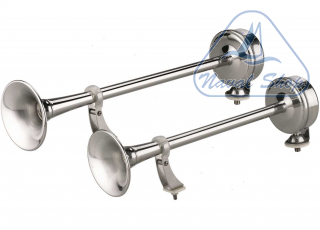 Trombe doppie marco inox tromba marco nmma doppia l400/470 12v 1901222