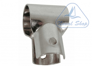 Giunto t aperto 90° giunto d22 open stamp inox 0638022