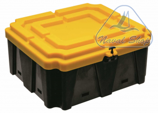 Portabatteria double in abs (200a) cassetta batteria 710x660xh300 2030016