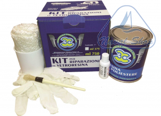 Kit riparazione vetroresina kit vtr ml. 375 5724923
