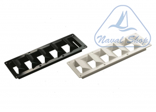 Presa d'aria in plastica a incasso short presa d'aria incasso short 335x120 black 1702030