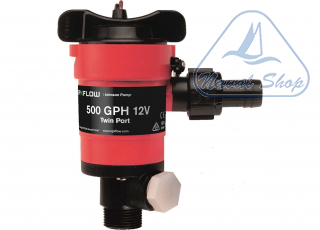 Pompa di ossigenazione twin port pompa ossigenaz twin port 500gph 12v 1822810